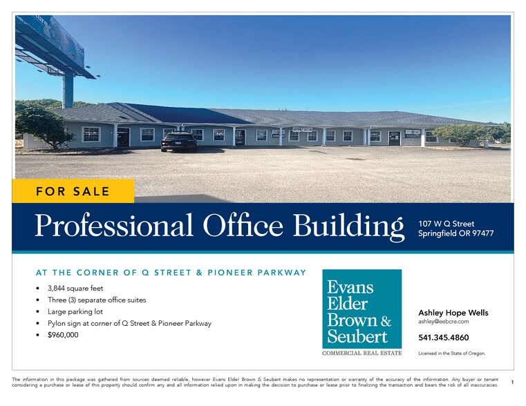 More Photos Of 107 W Q St, Springfield Office For Sale