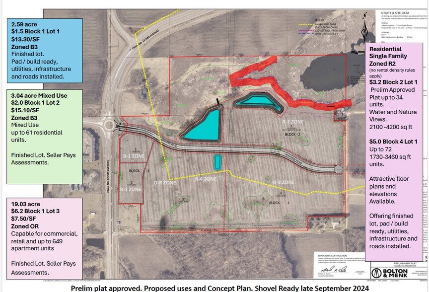 More Photos Of Hoffman at County Highway 12, Mankato Land For Sale