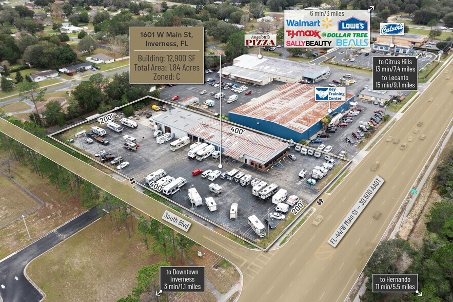 More Photos Of 1601 W Main St, Inverness Auto Dealership For Sale