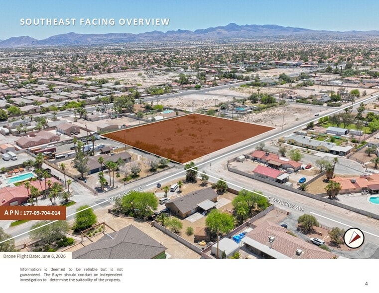 More Photos Of Fairfield Ave @ E Moberly Ave, Las Vegas Land For Sale