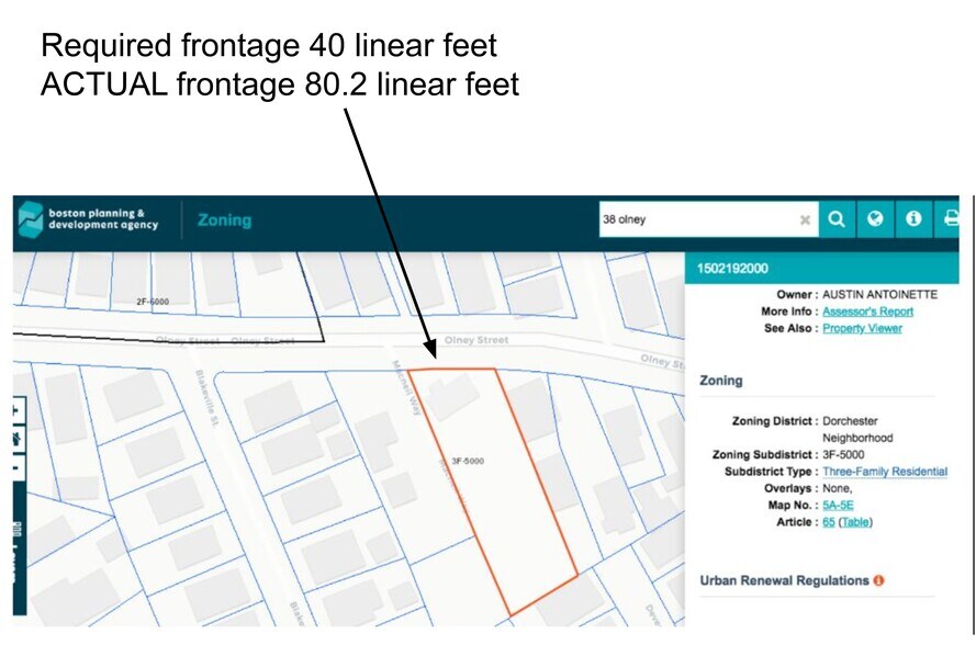 More Photos Of 38 Olney St, Dorchester Land For Sale