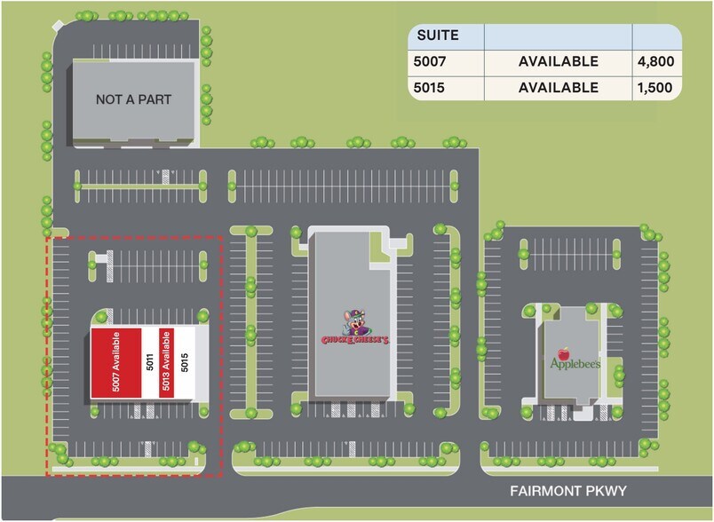 More Photos Of 5005 Fairmont Pky, Pasadena General Retail For Lease