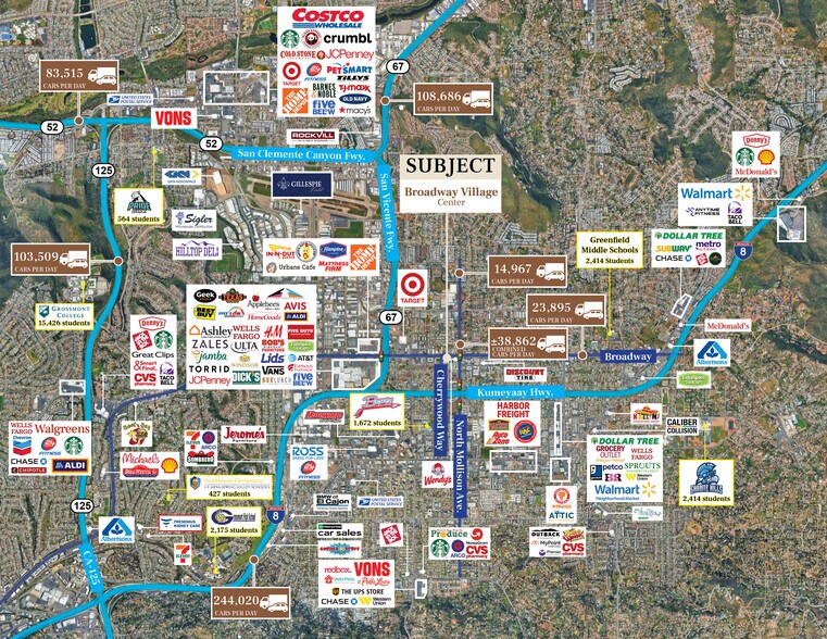 More Photos Of 701 -777 Broadway, El Cajon Freestanding For Sale