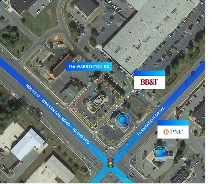 Primary Photo Of 766 Warrenton Rd, Fredericksburg Fast Food For Lease