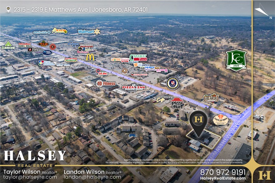 More Photos Of 2319 E Matthews Ave, Jonesboro General Retail For Sale
