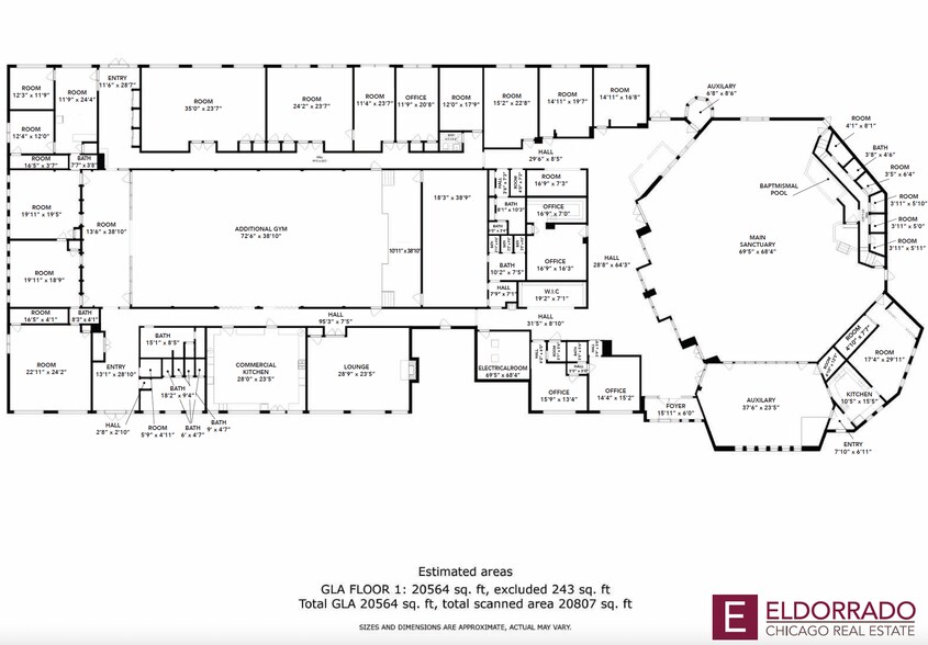 More Photos Of 3600 W 79th St, Chicago Religious Facility For Sale