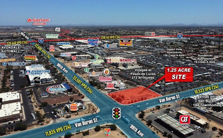 More Photos Of NEC 99th Ave & Van Buren St, Tolleson Freestanding For Lease