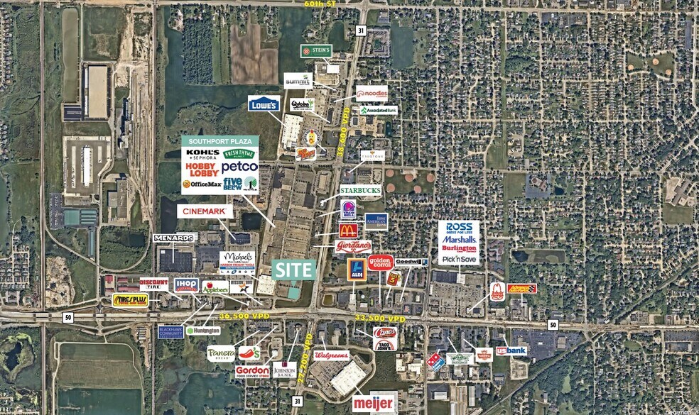 More Photos Of NWC of Highway 30 & Highway 50, Kenosha Land For Lease
