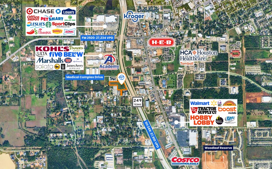 Primary Photo Of 28108 TX-249, Tomball Land For Sale