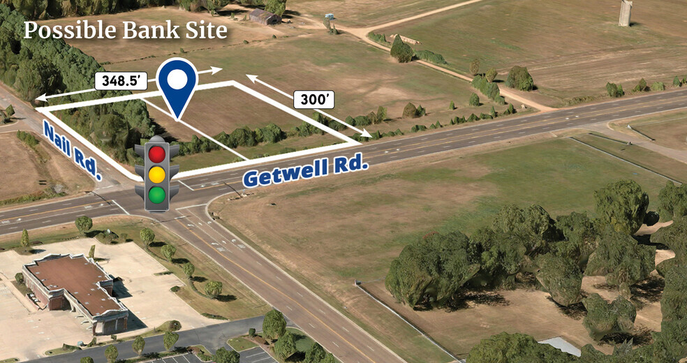 Primary Photo Of 0 Nail Road and Getwell Rd, Southaven Land For Lease