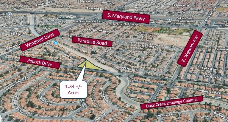 Primary Photo Of Pollock and Windmill, Las Vegas Land For Sale
