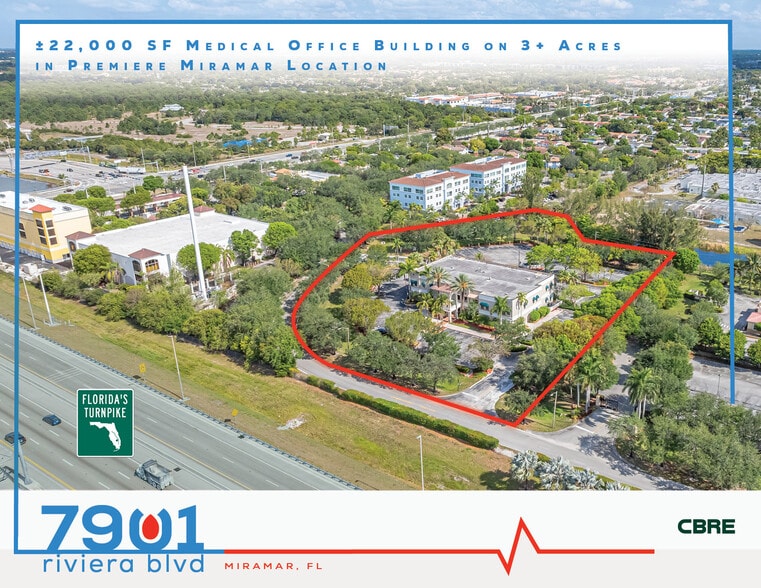 Primary Photo Of 7901 Riviera Blvd, Miramar Medical For Sale