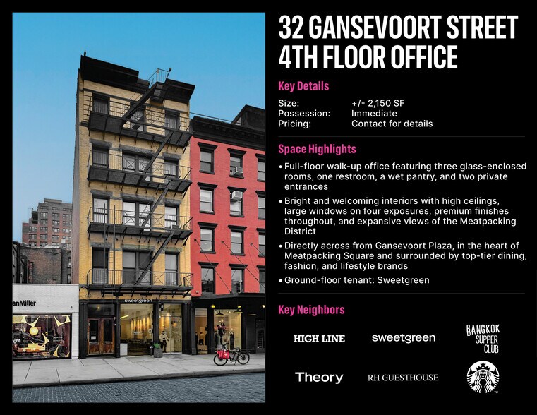 More Photos Of 32 Gansevoort St, New York Office Residential For Lease