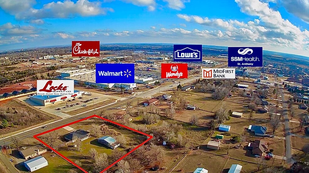 Primary Photo Of 519 N Sara Rd, Mustang Land For Sale