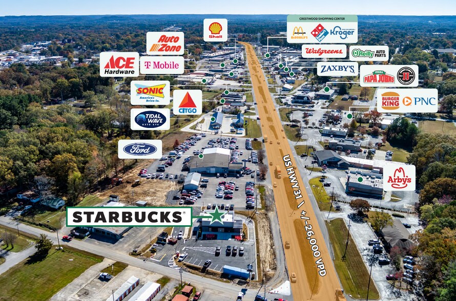 More Photos Of 820 Hwy 31 NW, Hartselle General Retail For Sale