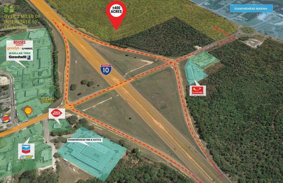 More Photos Of 7051 Interstate 10, Diamondhead Land For Sale