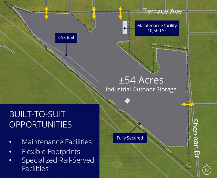 More Photos Of 1826 S Sherman Dr, Indianapolis Land For Lease