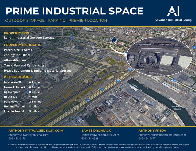 More Photos Of 120 Frontage Rd, Newark Land For Lease