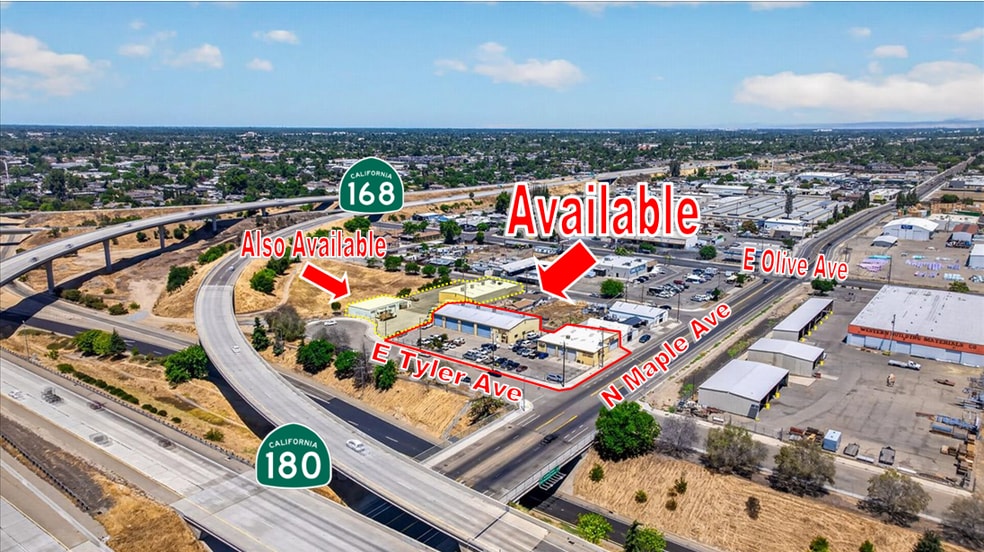 Primary Photo Of 1017-1023 N Maple Ave, Fresno Warehouse For Sale