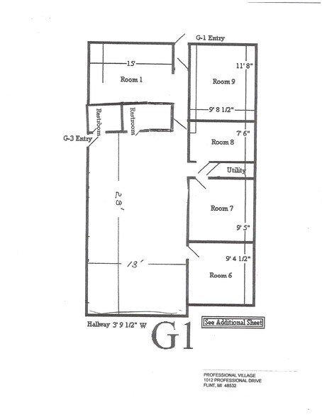 More Photos Of 1012 Professional Dr, Flint Office For Lease