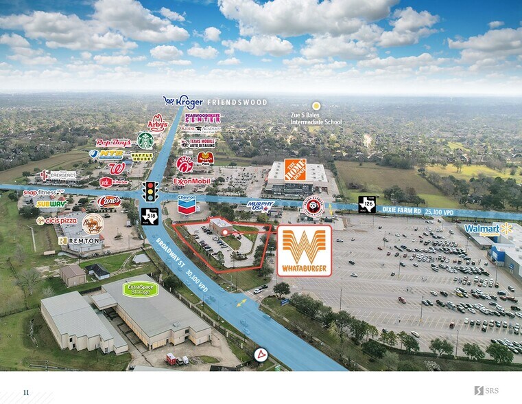 More Photos Of 1632 Broadway St, Pearland Fast Food For Sale