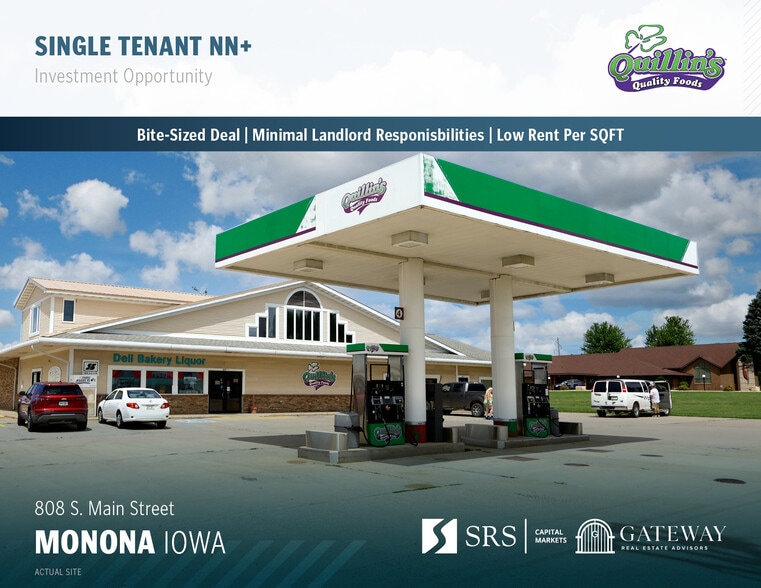 Primary Photo Of 808 S Main St, Monona Service Station For Lease