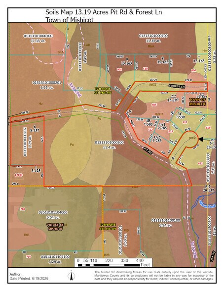 More Photos Of Lot 1 & 2 Pit Rd @ County Rd B, Mishicot Land For Sale