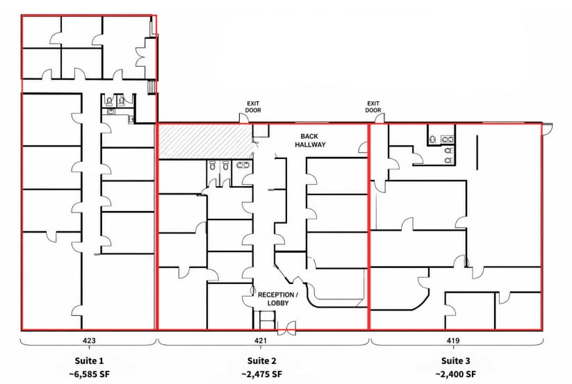 More Photos Of 421 S Beckham Ave, Tyler Medical For Lease