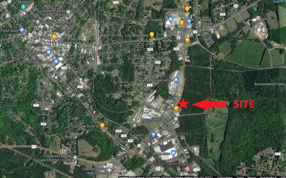 More Photos Of 1632 J A Cochran Byp, Chester Land For Sale