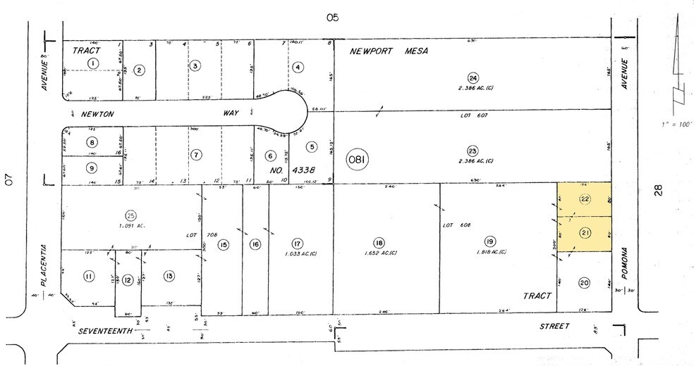 More Photos Of 1711-1719 Pomona Ave, Costa Mesa Land For Sale