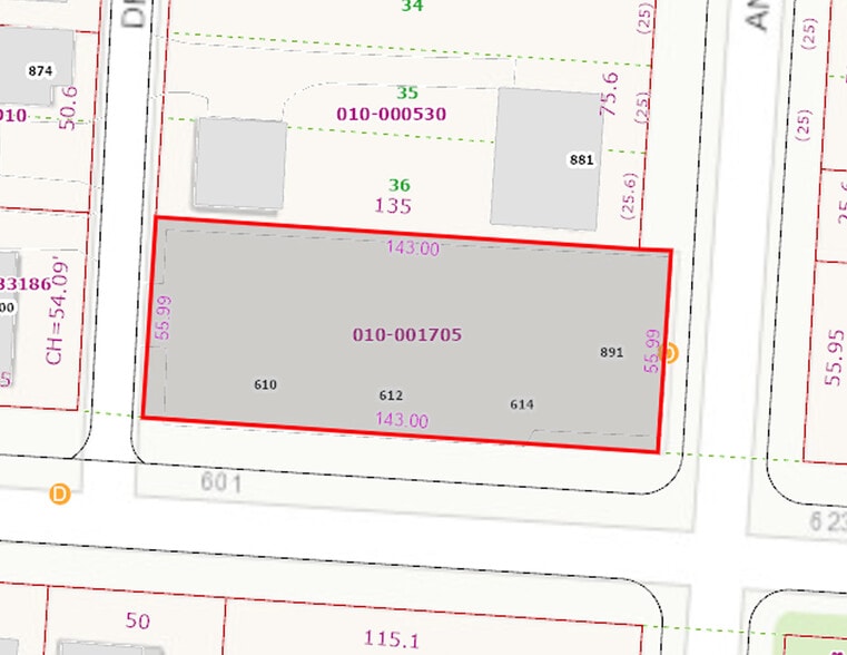 More Photos Of 612 Kossuth st, Columbus Land For Sale