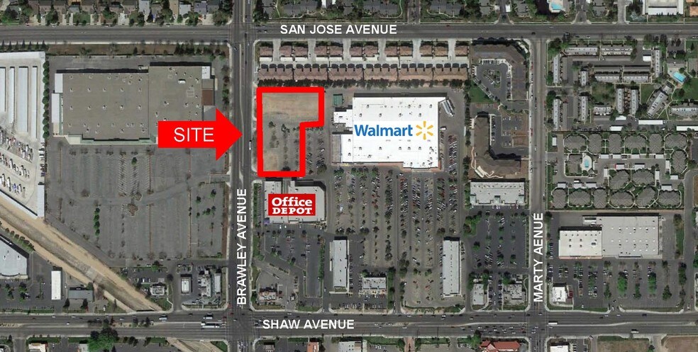 More Photos Of 3732 W Shaw Ave, Fresno Land For Lease