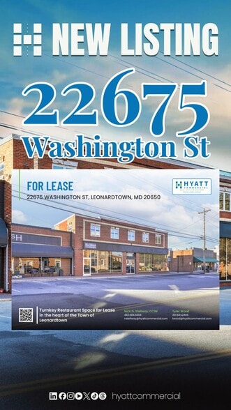 Primary Photo Of 22675 Washington St, Leonardtown General Retail For Lease