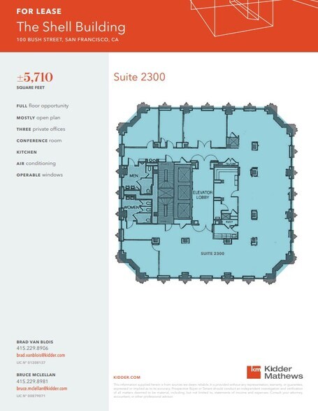 More Photos Of 100 Bush St, San Francisco Office For Lease