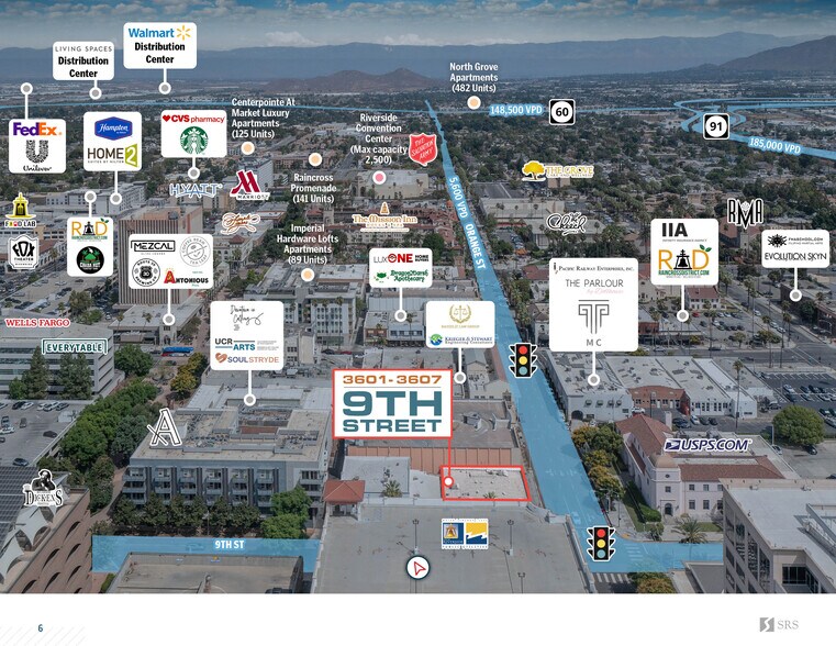 More Photos Of 3601-3607 9th St, Riverside Storefront Retail Office For Lease