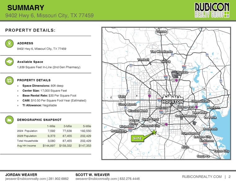 More Photos Of 9402 State Highway 6, Missouri City Restaurant For Lease