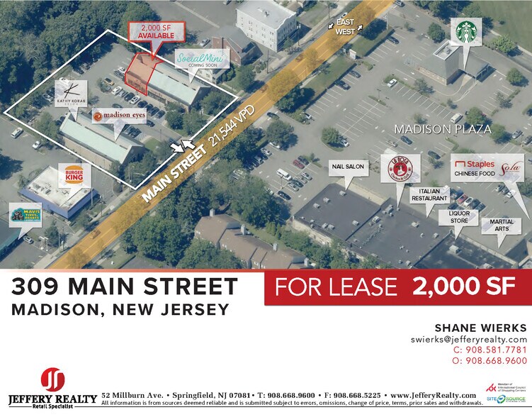 More Photos Of 309C Main St, Madison Unknown For Lease
