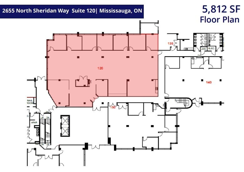 More Photos Of 2655 N Sheridan Way, Mississauga Office For Lease