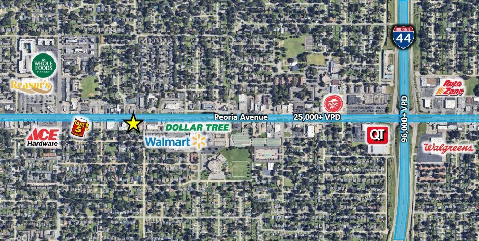More Photos Of 4240-4252 S Peoria Ave, Tulsa Freestanding For Sale