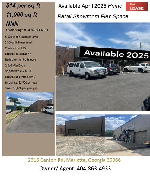 Primary Photo Of 2316 Canton Rd, Marietta Freestanding For Lease