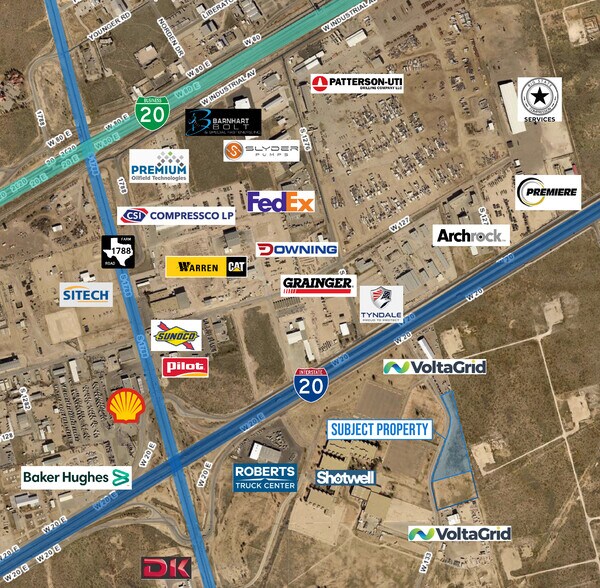 More Photos Of TBD-C Interstate 20, Midland Industrial For Lease