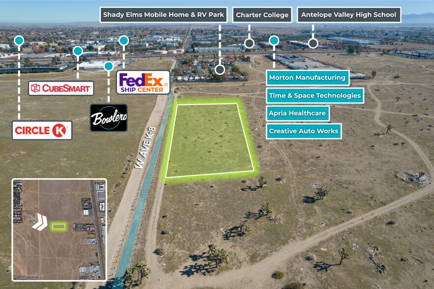 Primary Photo Of Ave K8 - Vic Sierra hwy, Lancaster Land For Sale