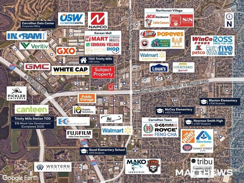 More Photos Of 1130 W Trinity Mills Rd, Carrollton General Retail For Sale