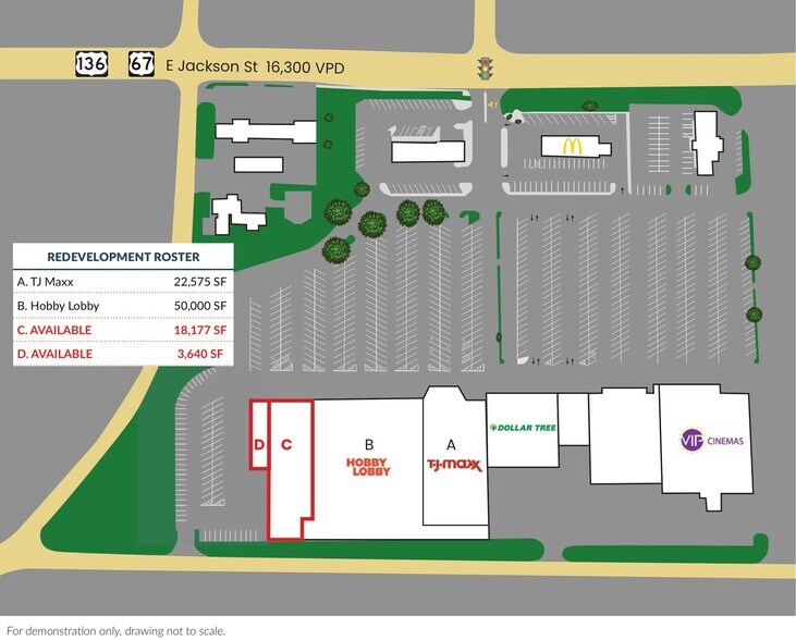 More Photos Of 1325 E Jackson St, Macomb Department Store For Lease