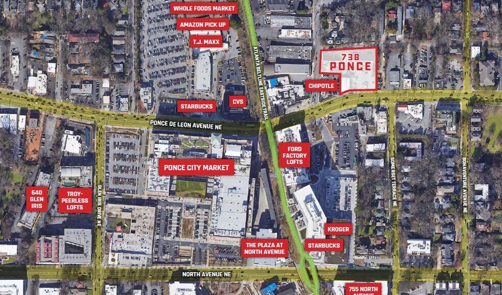 Primary Photo Of 738 Ponce de Leon, Atlanta Land For Sale