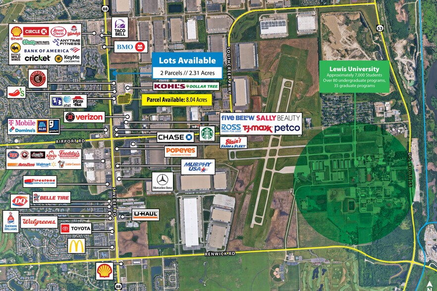 More Photos Of 237 S Weber Rd, Romeoville Land For Sale