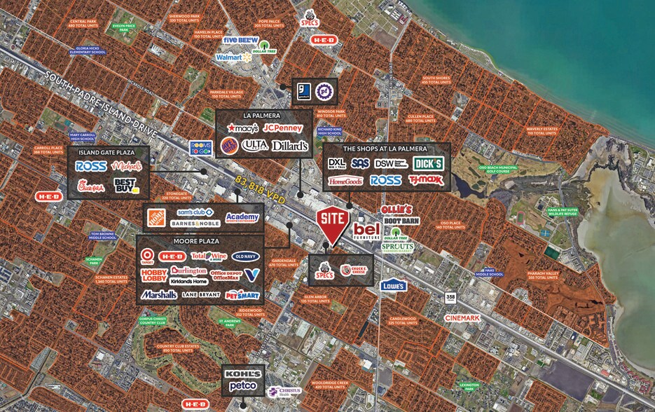 More Photos Of 5625 S Padre Island Dr, Corpus Christi Land For Lease