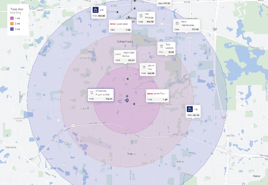 More Photos Of 1090-1170 S Roselle Rd, Schaumburg Storefront For Sale
