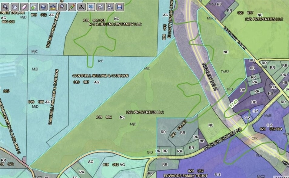 Primary Photo Of Antioch Church Rd, Talking Rock Land For Sale