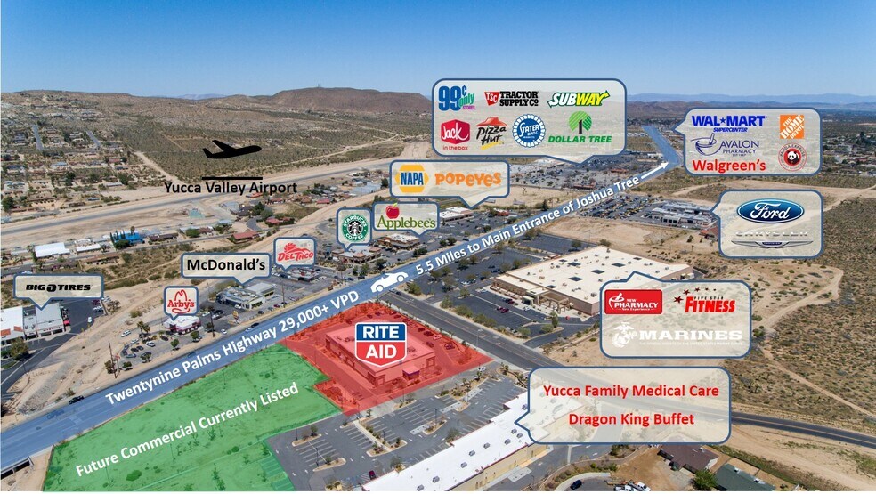 Primary Photo Of 57701 29 Palms Hwy, Yucca Valley Drugstore For Sale